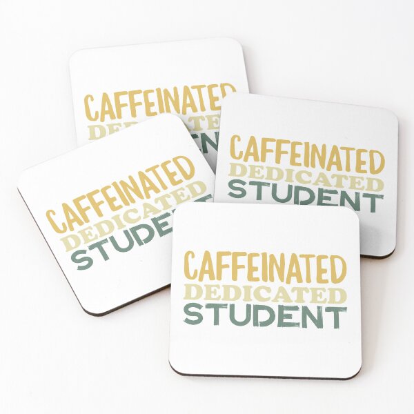 Item preview, Caffeinated Dedicated Student designed and sold by Mumgle.