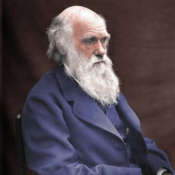 Artwork thumbnail, Charles Darwin Portrait - 1874 Colorized by warishellstore
