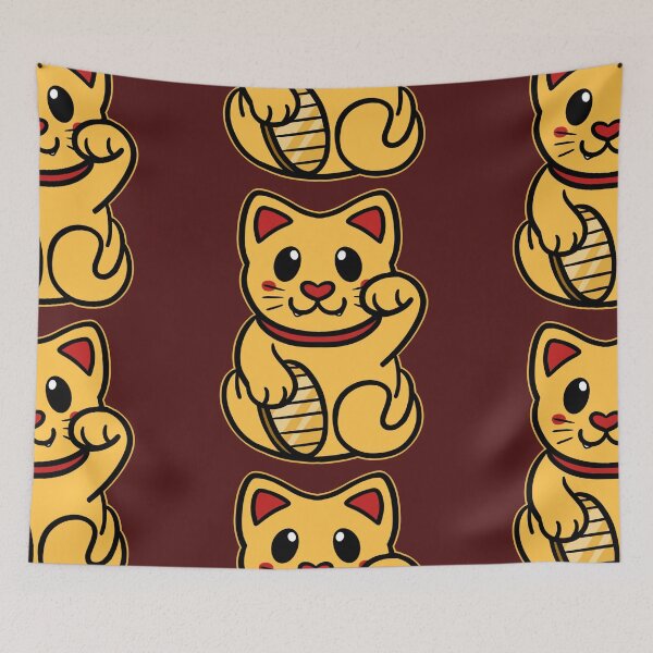 Artikelvorschau, Netter Maneki Neko - Gold entworfen und verkauft von leashonlife.