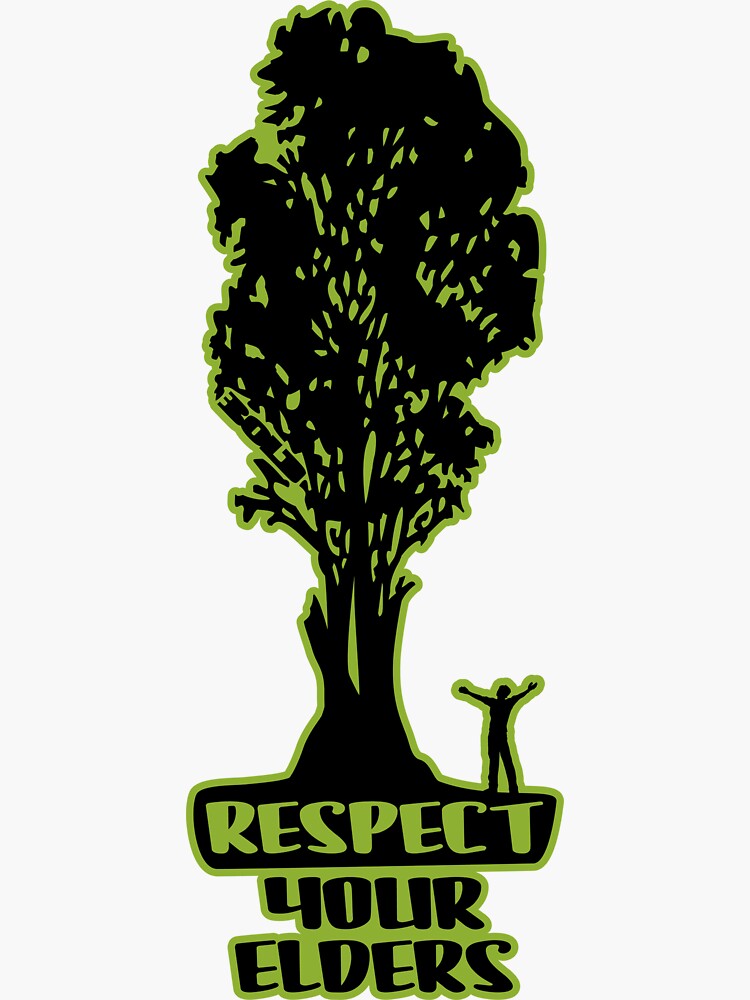 Respect Your Elders Man Admiring Tree by BOLD-Australia