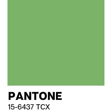 Pegatina for Sale con la obra «Pantone Verde Hierba» de piastrelli