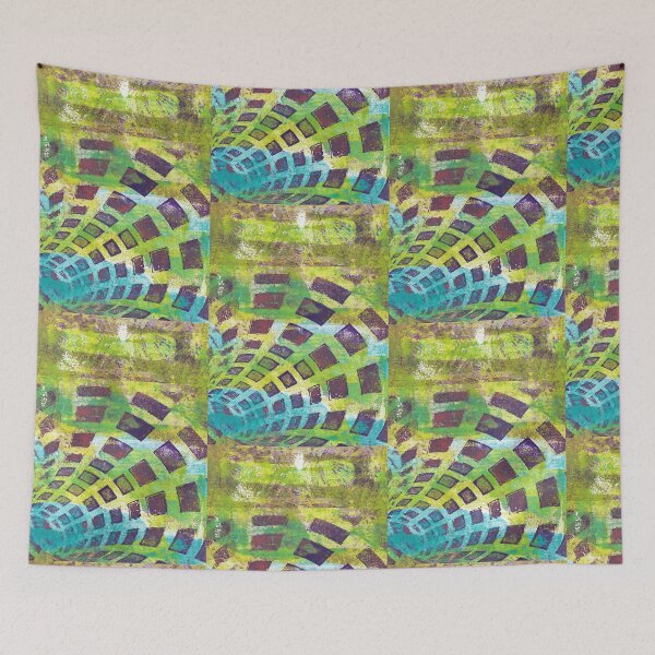 Item preview, Whimsical Vibrant Geometric, Vintage designed and sold by hoganburleigh.