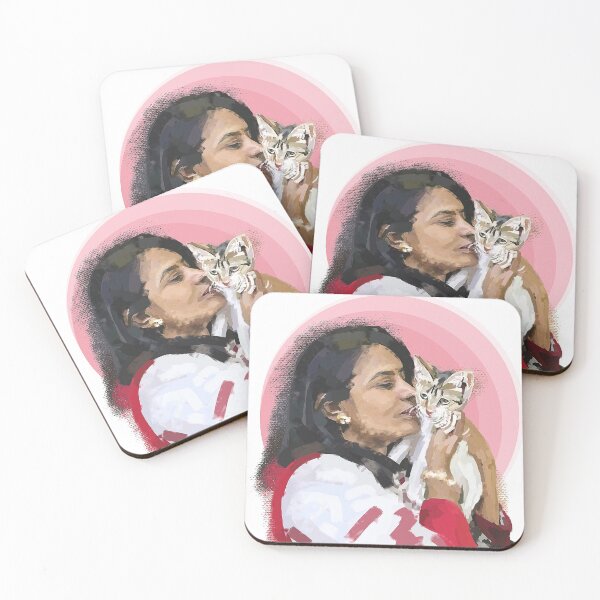 Item preview, Cat kiss Portrait designed and sold by From-ouda-space.