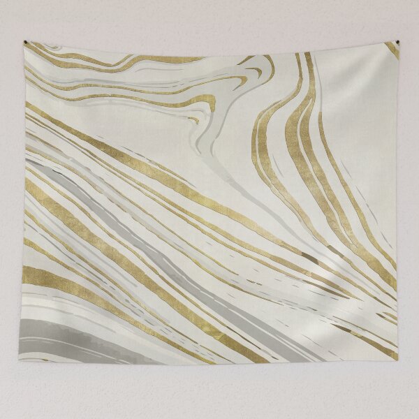 Item preview,  Luxury golden line decorative painting marble designed and sold by artjood.