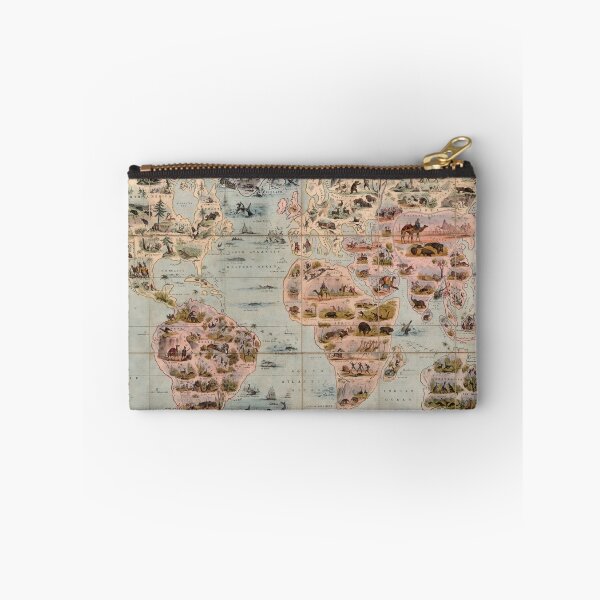Item preview, Zoological Map of the World in 1844 designed and sold by ganje.