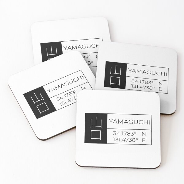 Item preview, Yamaguchi - Latitude and Longitude designed and sold by Heedee Design.