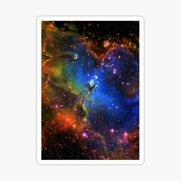 Galaxy Eagle Sticker