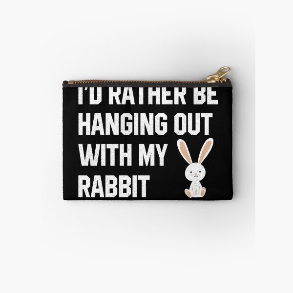 Item preview, I'd Rather be hanging with my Rabbit designed and sold by Koi-Art.