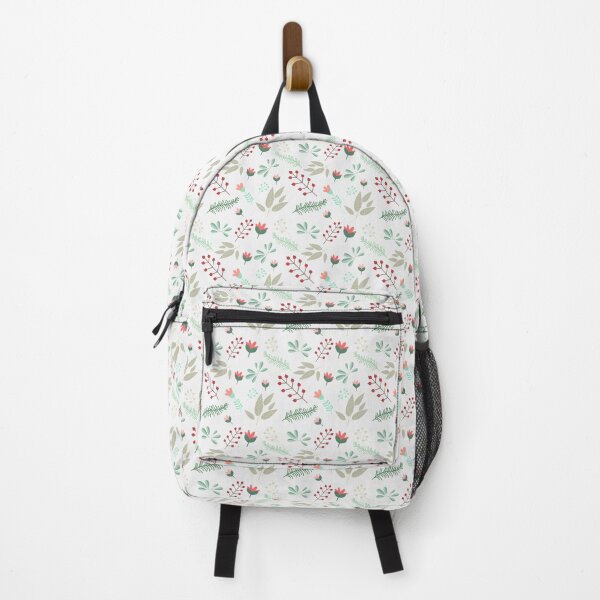 Item preview, Cute Modern Minimalist Floral Botanical Leaves & Berries Pattern designed and sold by CyanSkyDesign.