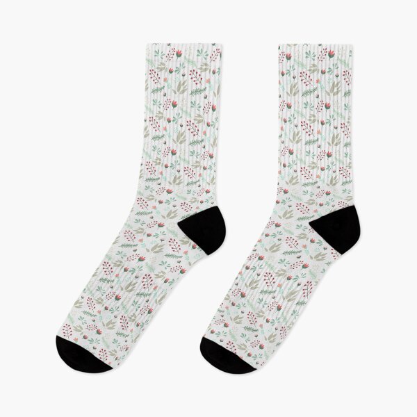 Item preview, Cute Modern Minimalist Floral Botanical Leaves & Berries Pattern designed and sold by CyanSkyDesign.