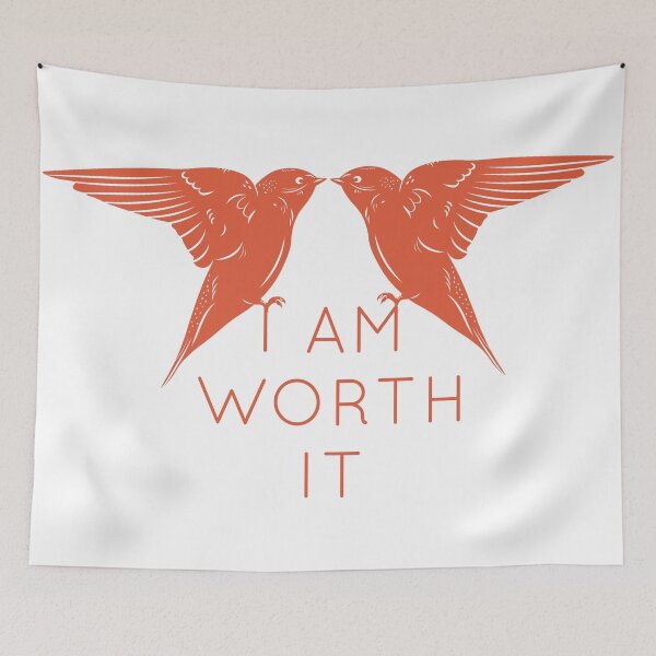 Item preview, I Am Worth It designed and sold by AngieFadel.