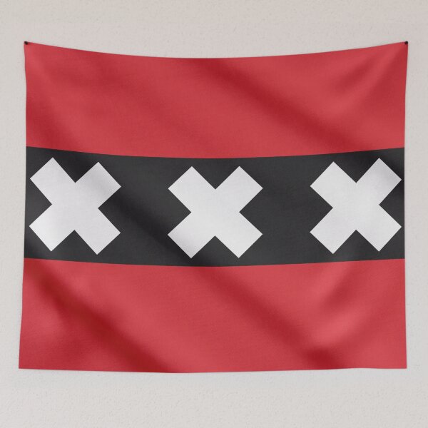 Item preview, Amsterdam Flag  designed and sold by MyIdentityShop.