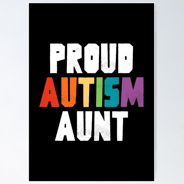 Item preview, Proud Autism Aunt Autism Awareness Matching Family designed and sold by MariosNydras.