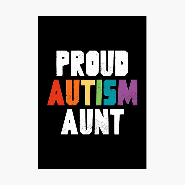 Item preview, Proud Autism Aunt Autism Awareness Matching Family designed and sold by MariosNydras.