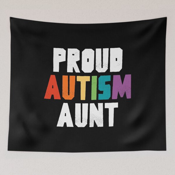 Item preview, Proud Autism Aunt Autism Awareness Matching Family designed and sold by MariosNydras.