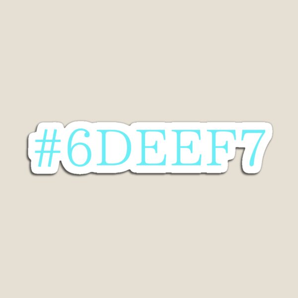 Item preview, HTML Color Code: #6DEEF7 designed and sold by TheBattenworld.
