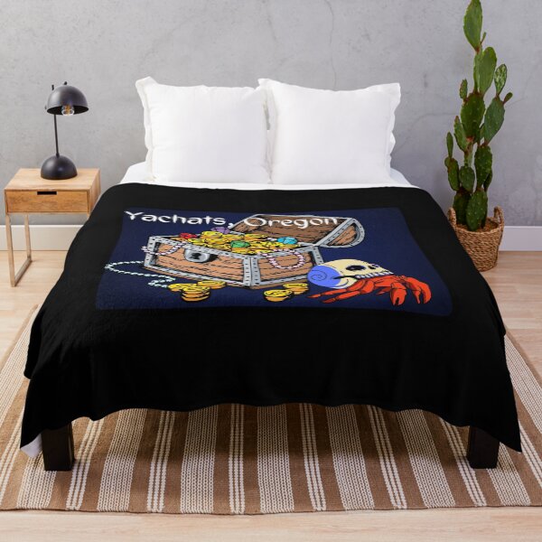Item preview, Yachats Oregon Coast Skull Crab Treasure Chest Pirate Design designed and sold by DansDankDesigns.