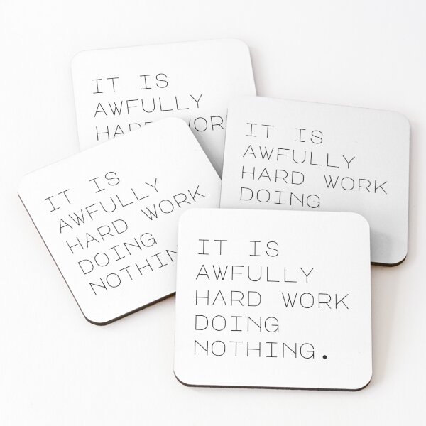 Item preview, Algernon is working hard doing nothing designed and sold by bardnbangtan.