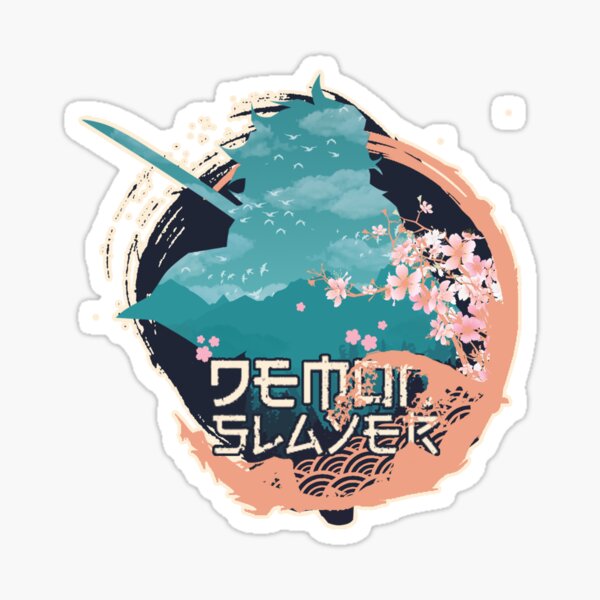 Demonic Anime Logo Sticker