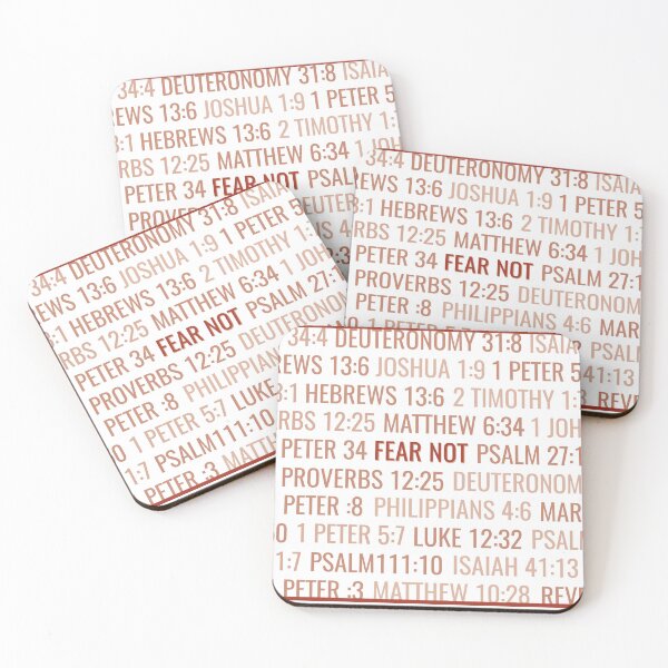 Item preview, Fear Not, Do Not Fear Bible Verse Print, Christian Quotes designed and sold by MelanieMerches.