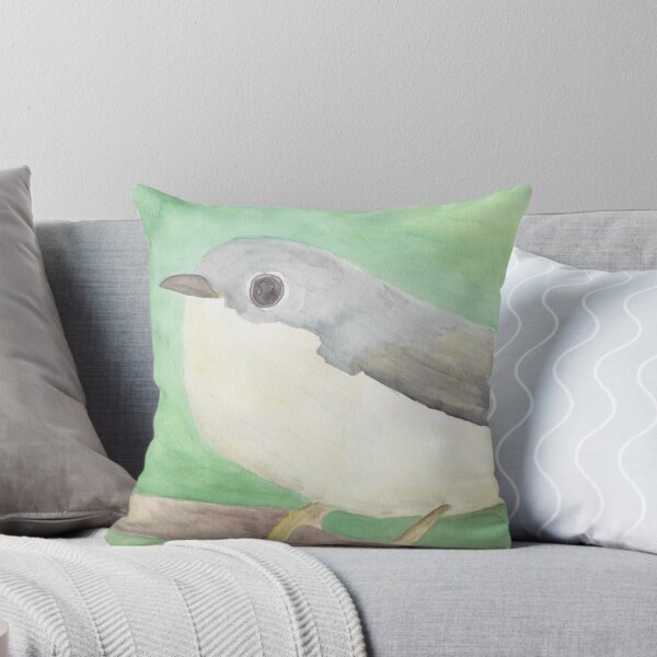 Item preview, Ruby-crowned Kinglet watercolor bird art designed and sold by TheWaterBirds.