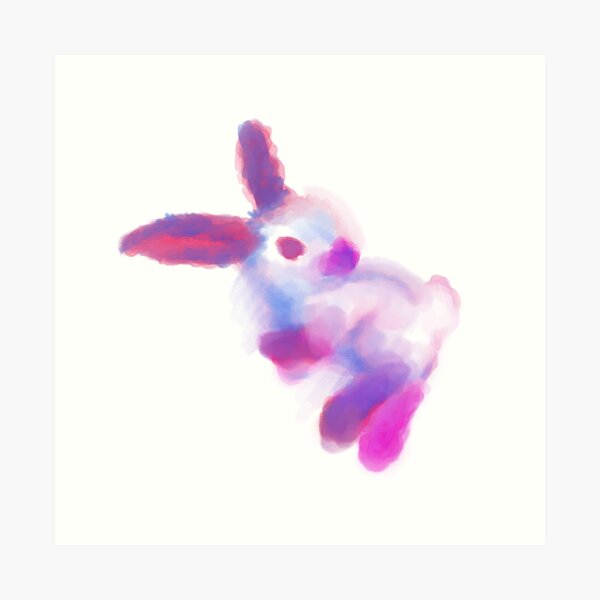 Kunstdrucke Kaninchen Malen Redbubble