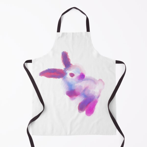 Item preview, Pink Pastel Watercolor Himalayan Rabbit Bunny Binky designed and sold by MiscibilityArt.