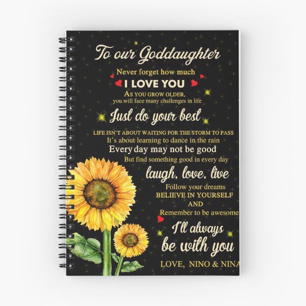 Item preview, To My Goddaughter I'll always be with you, Sunflower To My Daughter designed and sold by Patriciaazparr.