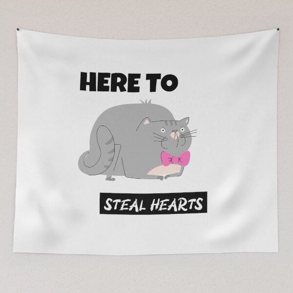 Item preview, Cat here to steal hearts designed and sold by max-art-lvl.