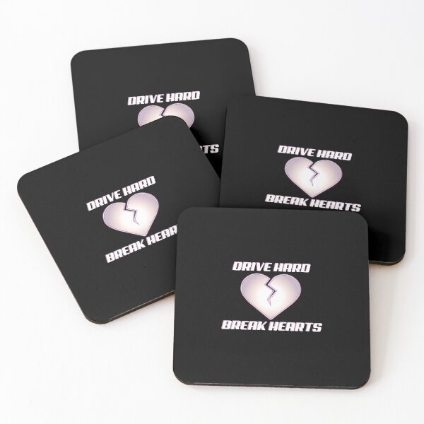 Item preview, Drive Hard Break Hearts PURPLE designed and sold by Amber M.
