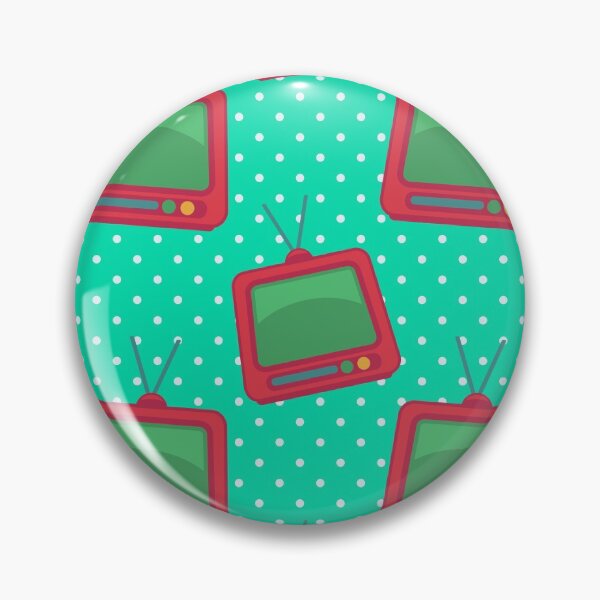 Item preview, retro television seamless pattern  designed and sold by werezu.