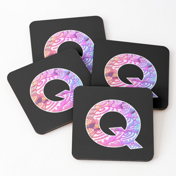 Item preview, Letter Art Retro Vaporwave Cinnamon Buns - Q designed and sold by dylanxh.