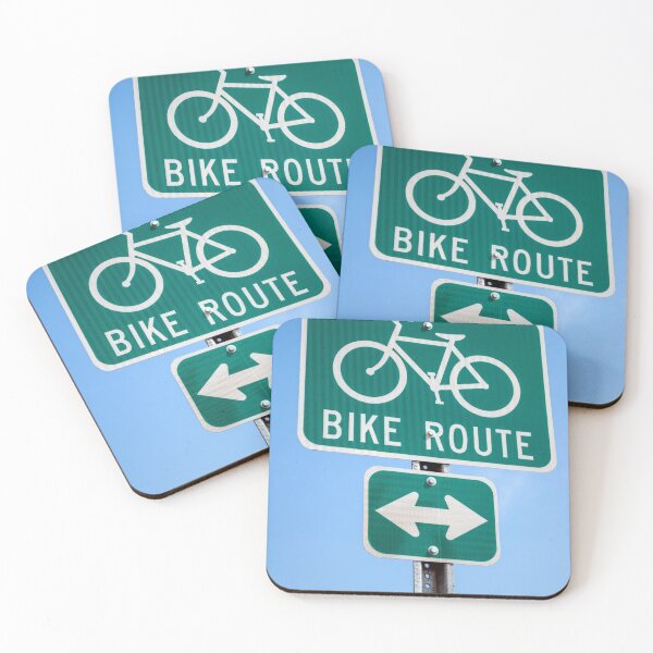 Item preview, Green bicycle route sign. designed and sold by FER737NG.