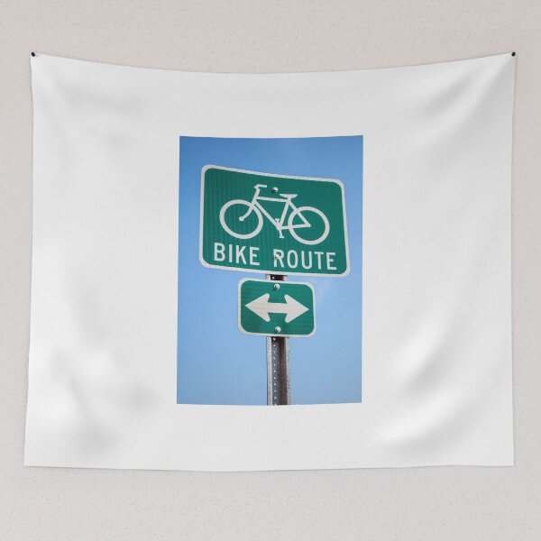 Item preview, Green bicycle route sign. designed and sold by FER737NG.