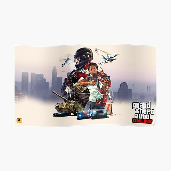Obra De Gta V Gta Online Póster