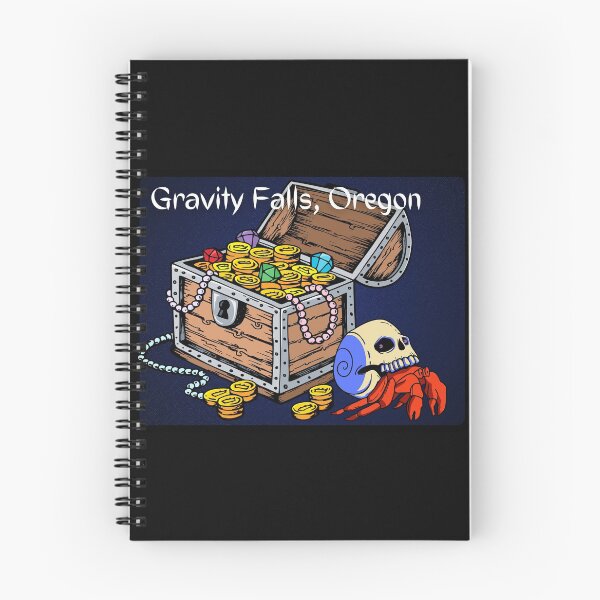 Item preview, Gravity Falls Oregon Coast Skull Crab Treasure Chest Pirate Design designed and sold by DansDankDesigns.