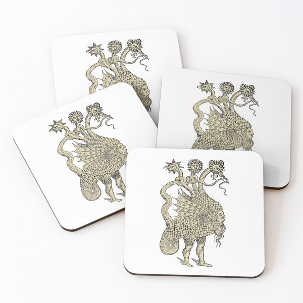 Item preview, Python Mercury, vintage alchemy illustration designed and sold by monsterplanet.