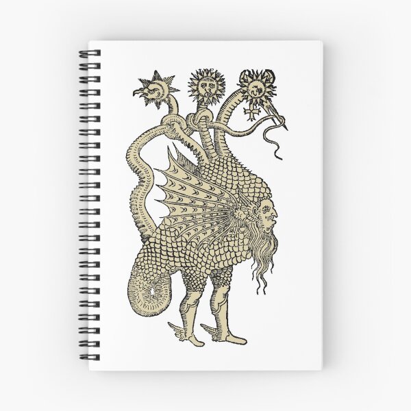 Item preview, Python Mercury, vintage alchemy illustration designed and sold by monsterplanet.