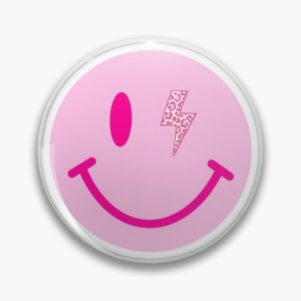 Item preview, Pink lighning smiley face designed and sold by jkaren.