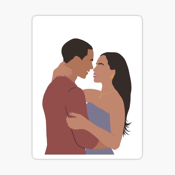 African Couple Stickers Redbubble