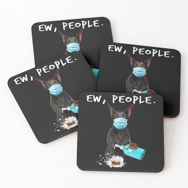 Item preview, Doberman Ew People Dog Wearing A Face Mask  designed and sold by julipham88.
