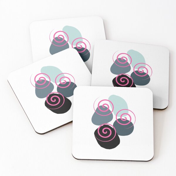 Item preview, Spirals of Wind Greys and Pink designed and sold by TIPJ.