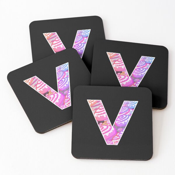 Item preview, Letter Art Retro Vaporwave Cinnamon Buns - V designed and sold by dylanxh.