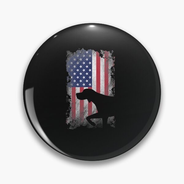 Artikelvorschau, Patriotic German Shorthaired Pointer American Flag GSP Dog T-Shirt entworfen und verkauft von Lukifo-Vector.