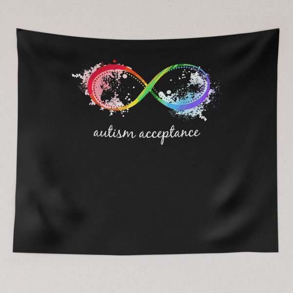 Item preview, Red Instead Autism Shirt Autism-Acceptance T-Shirt designed and sold by Lukifo-Vector.