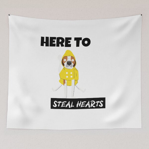 Item preview, Woof is here to steal hearts designed and sold by max-art-lvl.
