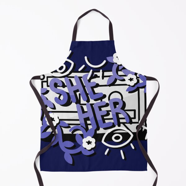Item preview, She/Her Pronouns - White/Lavender designed and sold by rollingtape.