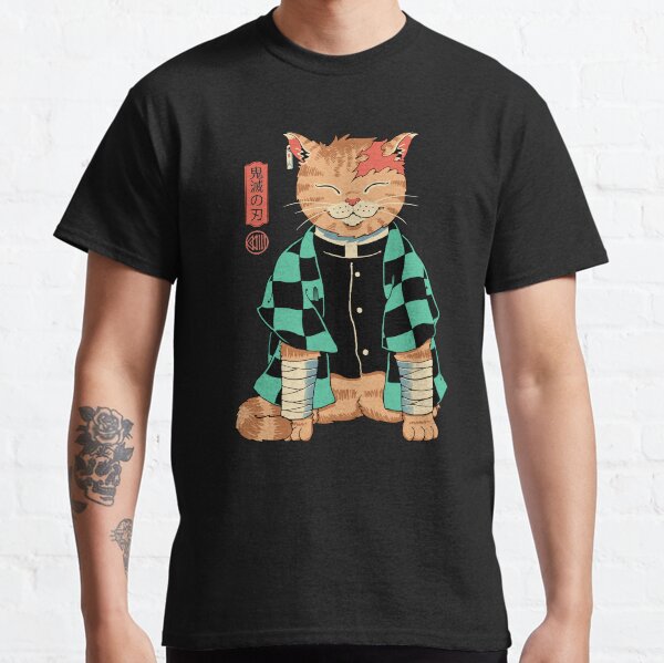 Demon Slayer Cat Classic T-Shirt