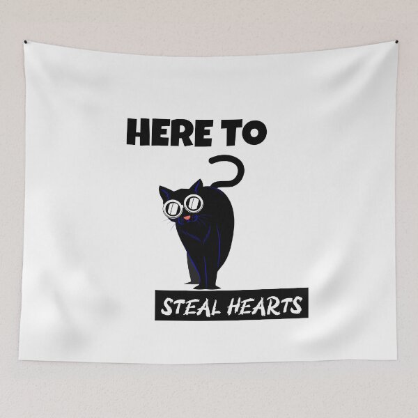 Item preview, Cool Cat is here to steal hearts designed and sold by max-art-lvl.