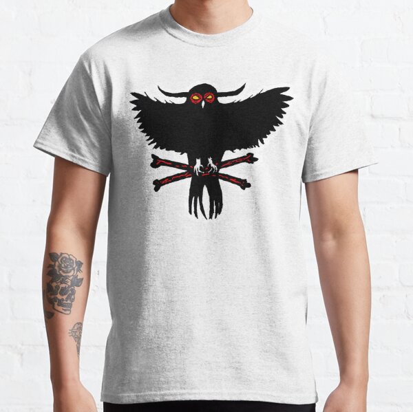 creepy owl holding x bone's Classic T-Shirt